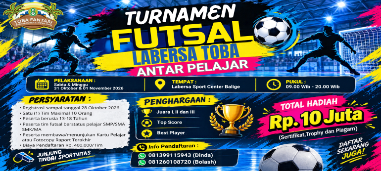 TURNAMEN FUTSAL LABERSA TOBA ANTAR PELAJAR